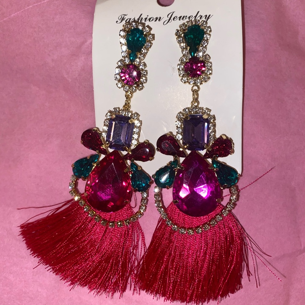 Beautiful unique post back earrings